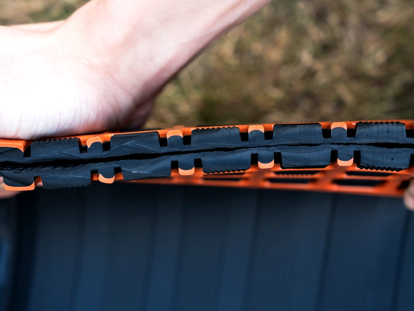 High quality car floor mat detail